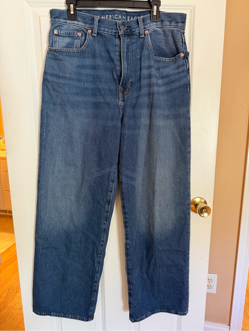 American Eagle Outfitters Men’s Dark Blue Straight Jeans 32x32